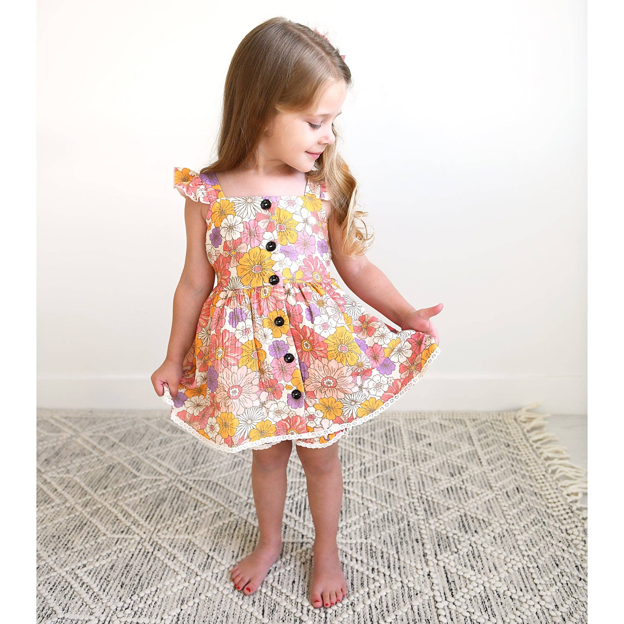 Girl Baby Clothes Dress Two Piece Lakehouse Set Amara