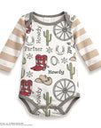 Howdy Partner Baby Bodysuit – Cotton Western Cowboy