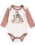 Little Cowgirl Western Rodeo Bodysuit - Cotton Rib