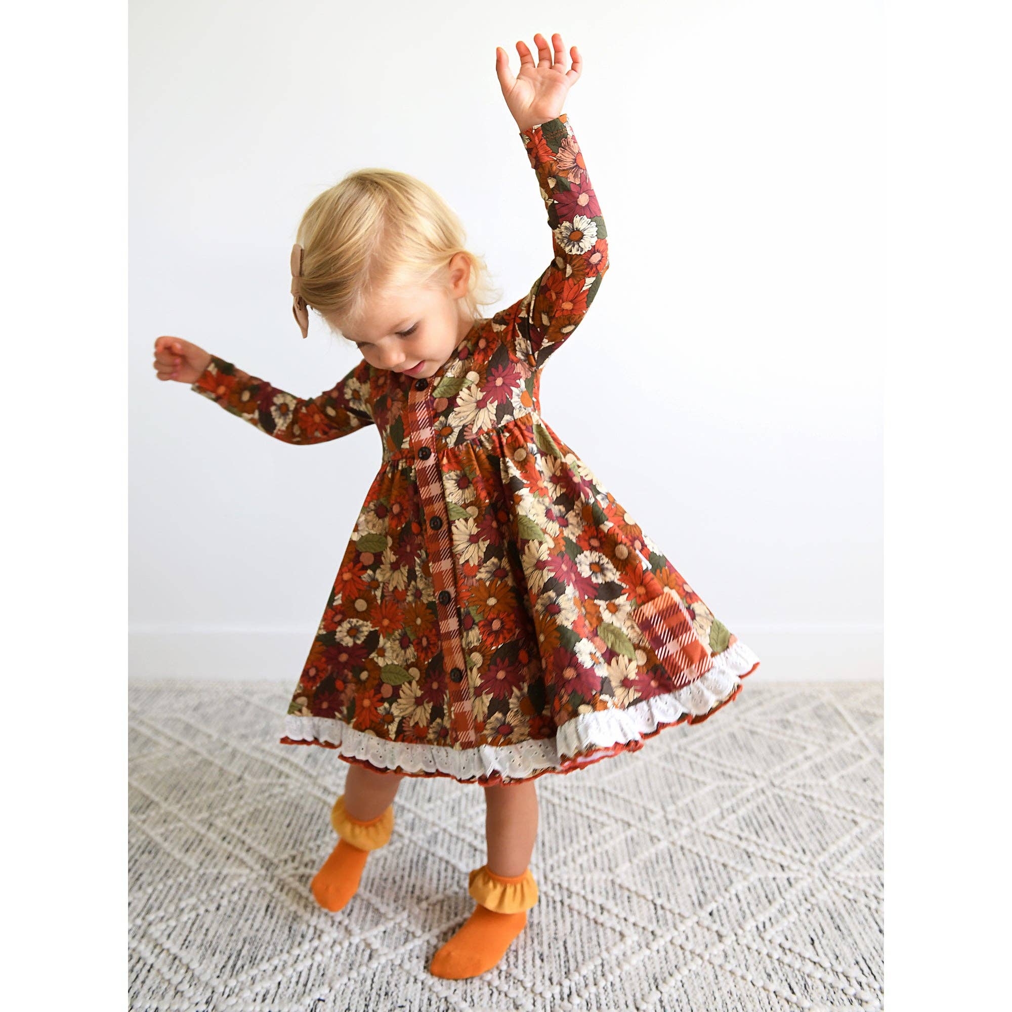 Baby Children Kids Clothing Apparel Button Dress Ruthie &amp; Westin Plaid