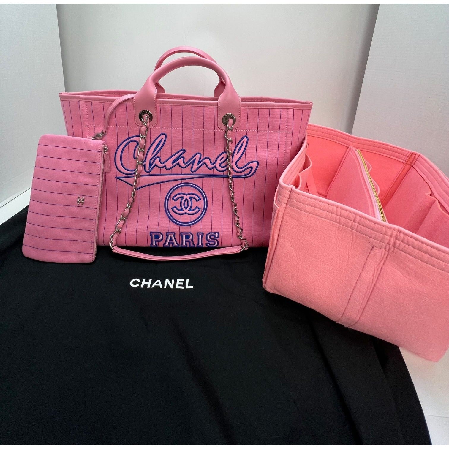 Chanel Medium Deauville Pink Tote