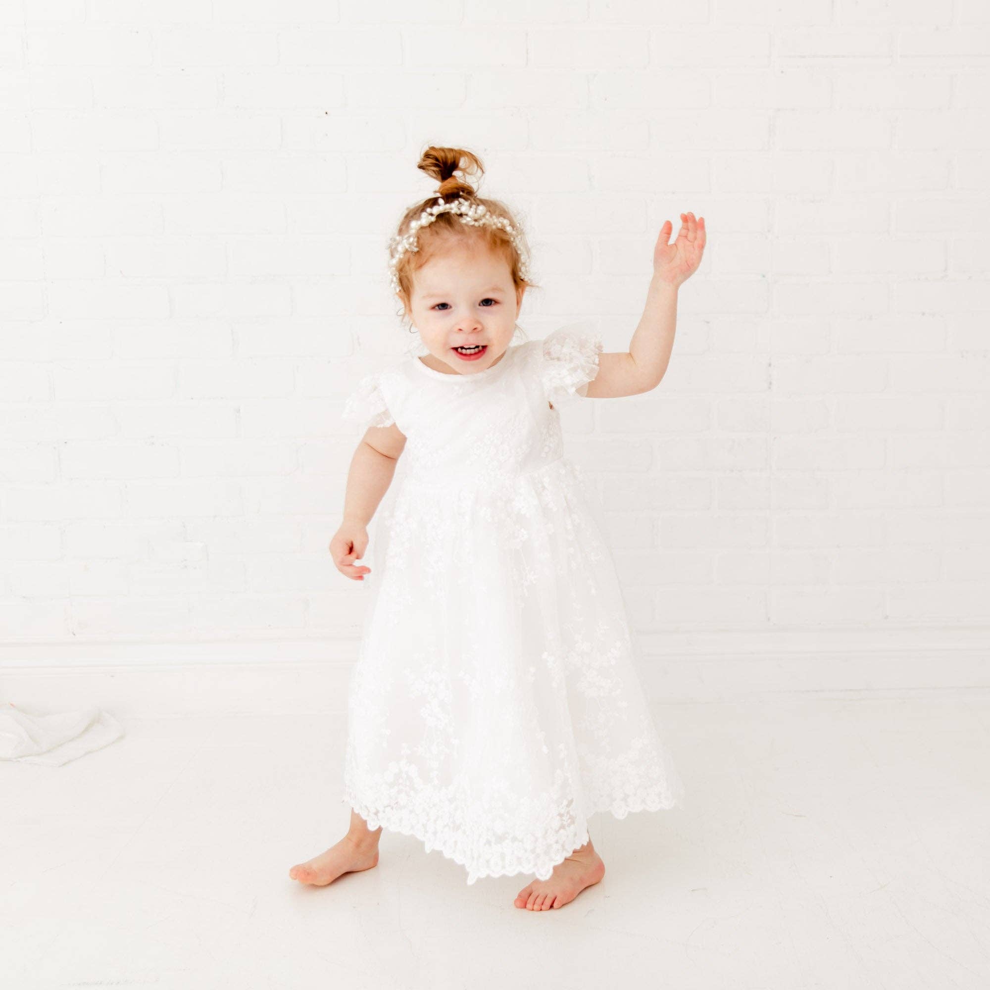Nicolette's Couture The Phoebe Christening Gown