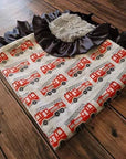 Fire Trucks Teether Blanket