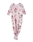 Watercolor Floral Baby Gown - Bamboo Newborn Layette