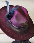 CUSTOM Hand-Painted Cowgirl Western Boho Hat A123