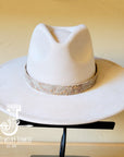 Gilded Cowboy  Embossed Leather Hat Band Only 950m