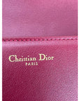 Christian Dior C'est Dior Mini Flap Burgundy Leather Shoulder Bag