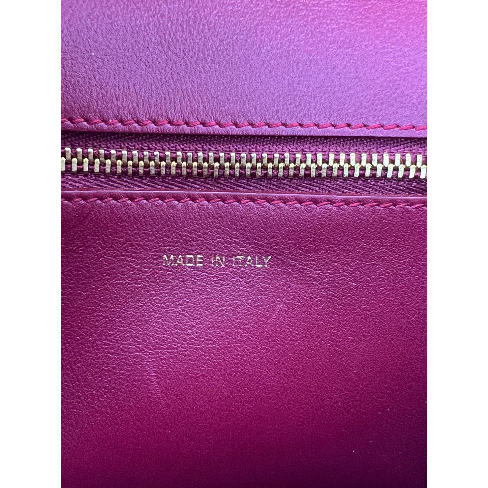 Christian Dior C&#39;est Dior Mini Flap Burgundy Leather Shoulder Bag
