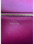 Christian Dior C'est Dior Mini Flap Burgundy Leather Shoulder Bag