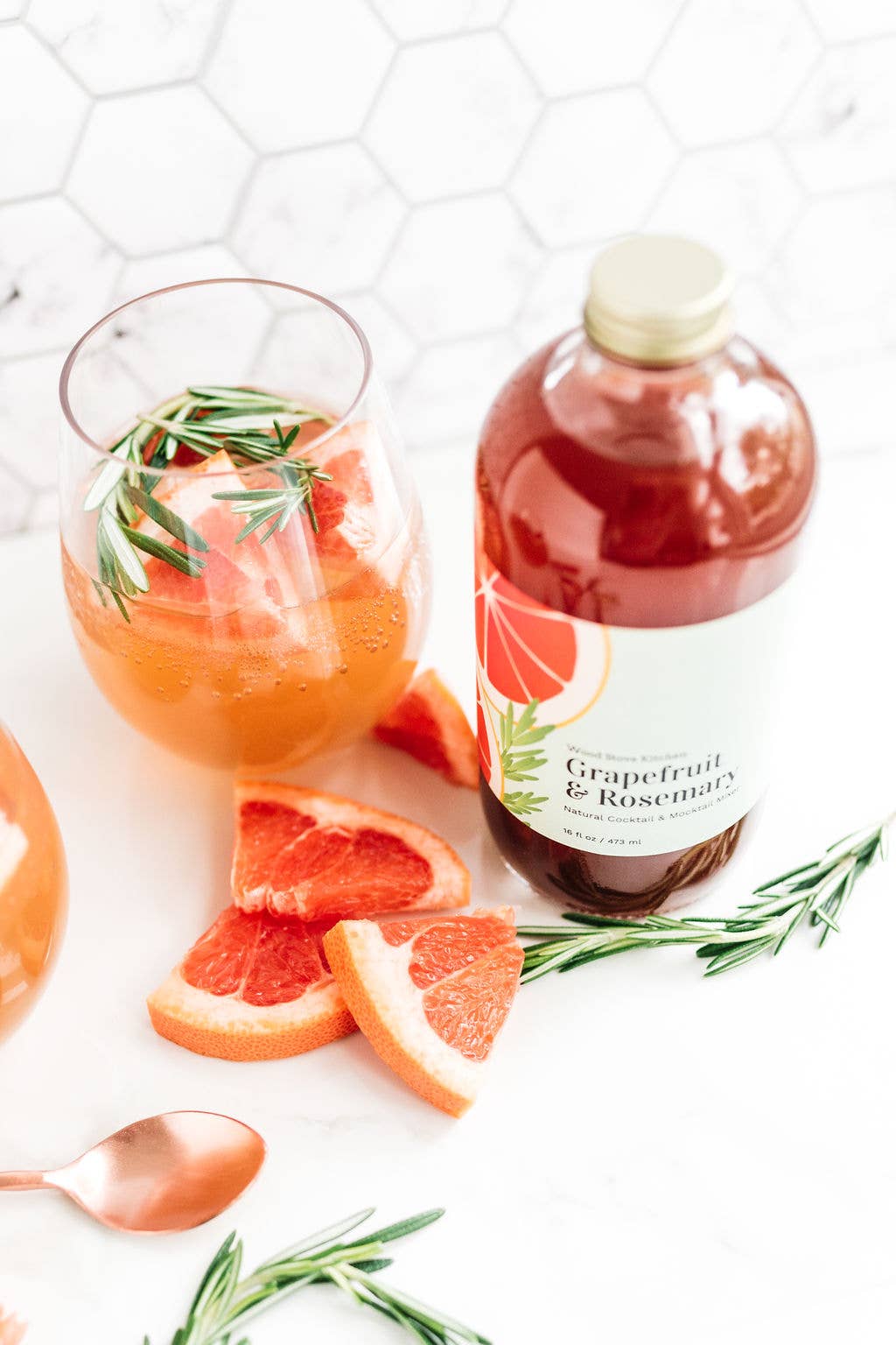 Grapefruit &amp; Rosemary Cocktail and Mocktail Mixer, 16 fl oz