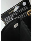 Chanel Caviar Quilted Mini Boy Clutch Wallet on a Chain Black