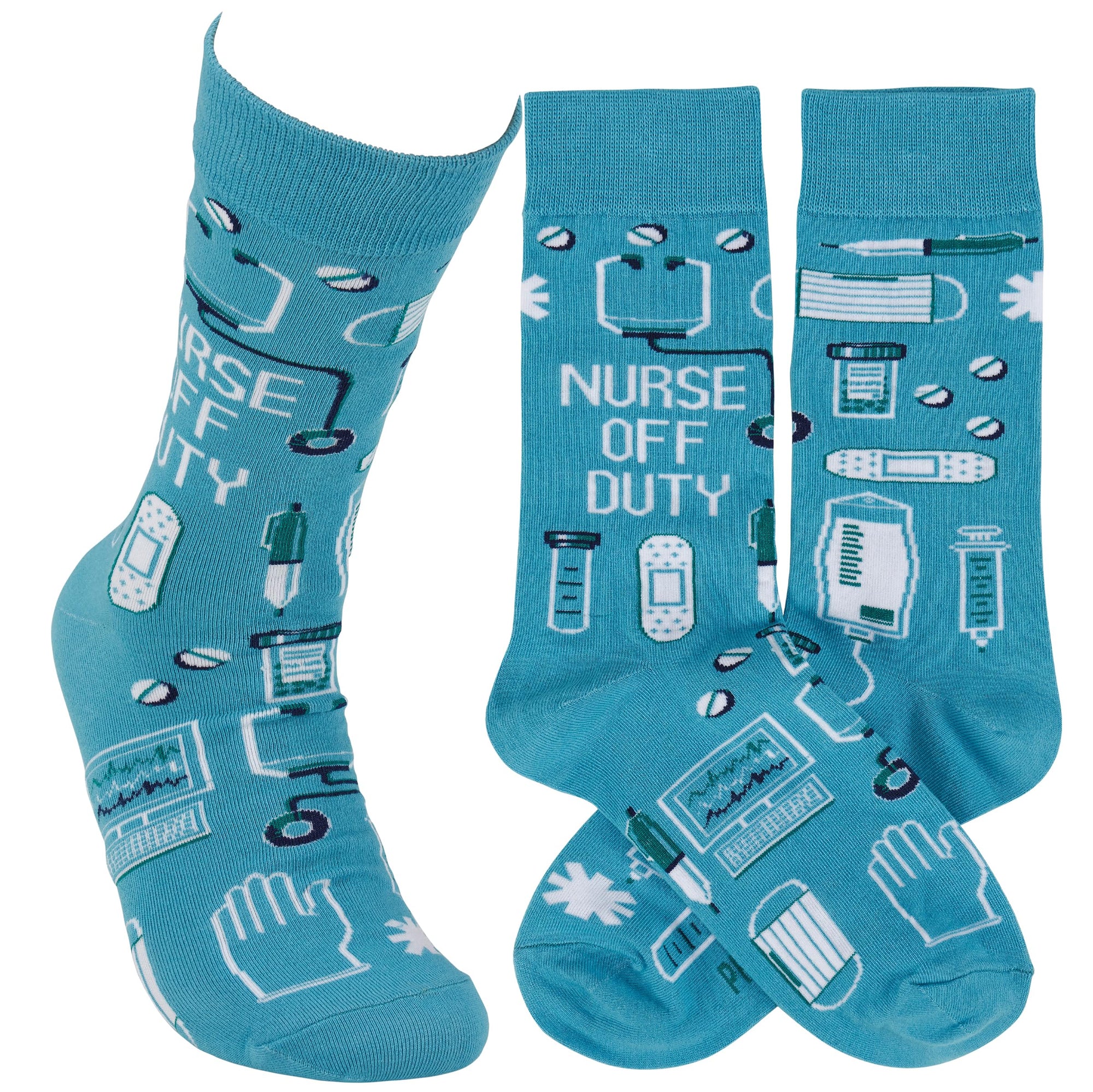 Off Duty Nurse Socks