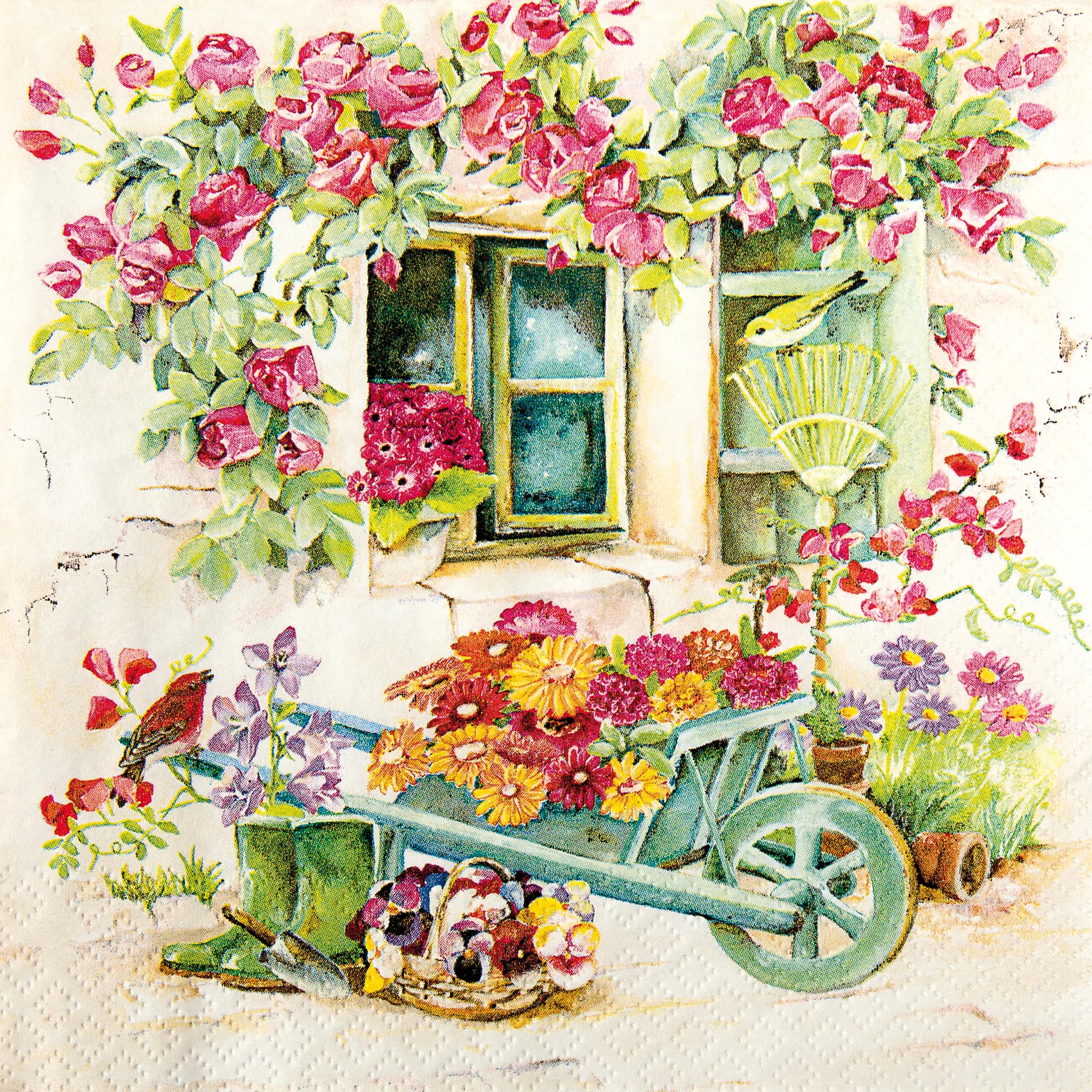Tuscan Garden Lunch Napkins