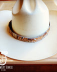 **Sienna Laredo Embossed Leather Hat Band Only 950g