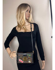 Louis Vuitton Petite Malle Patches Monogram Crossbody Clutch Bag Limited Edition RARE