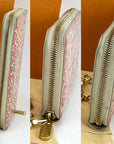 Louis Vuitton Wallet Zippy Stephan Sprouse Vernis Leopard W/Added Chain Crossbody Pre owned