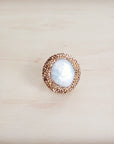 Gilded Aurora Pearl Ring 012kk