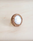 Gilded Aurora Pearl Ring 012kk