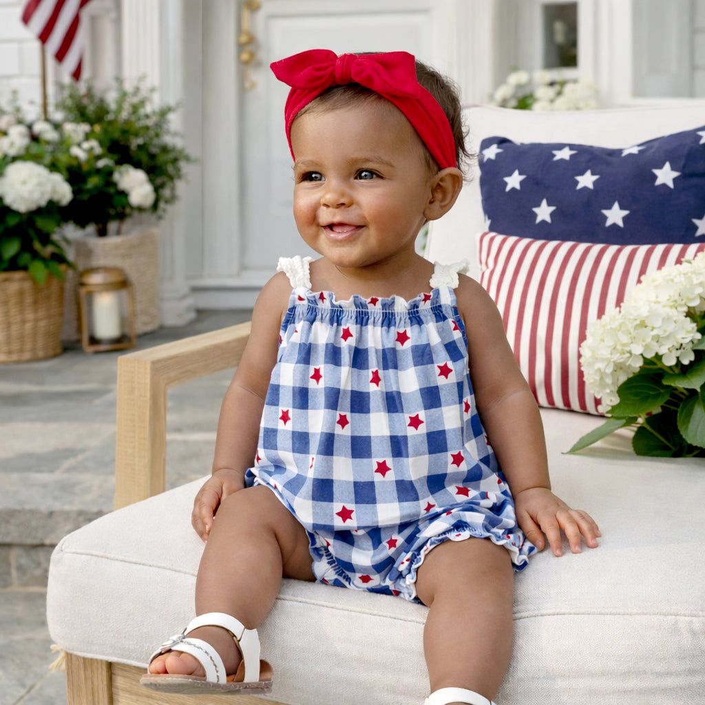 Americana Baby Bamboo Swing Top &amp; Bloomers Set - 4th of July