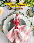 Shell Handwoven Iraca Placemat