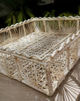 Sunshine Rectangle Handwoven Iraca Decorative Tray