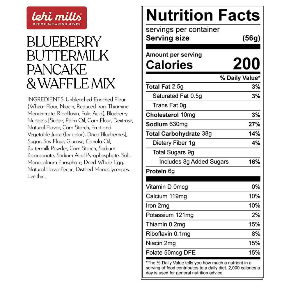 Blueberry Buttermilk Pancake &amp; Waffle Mix