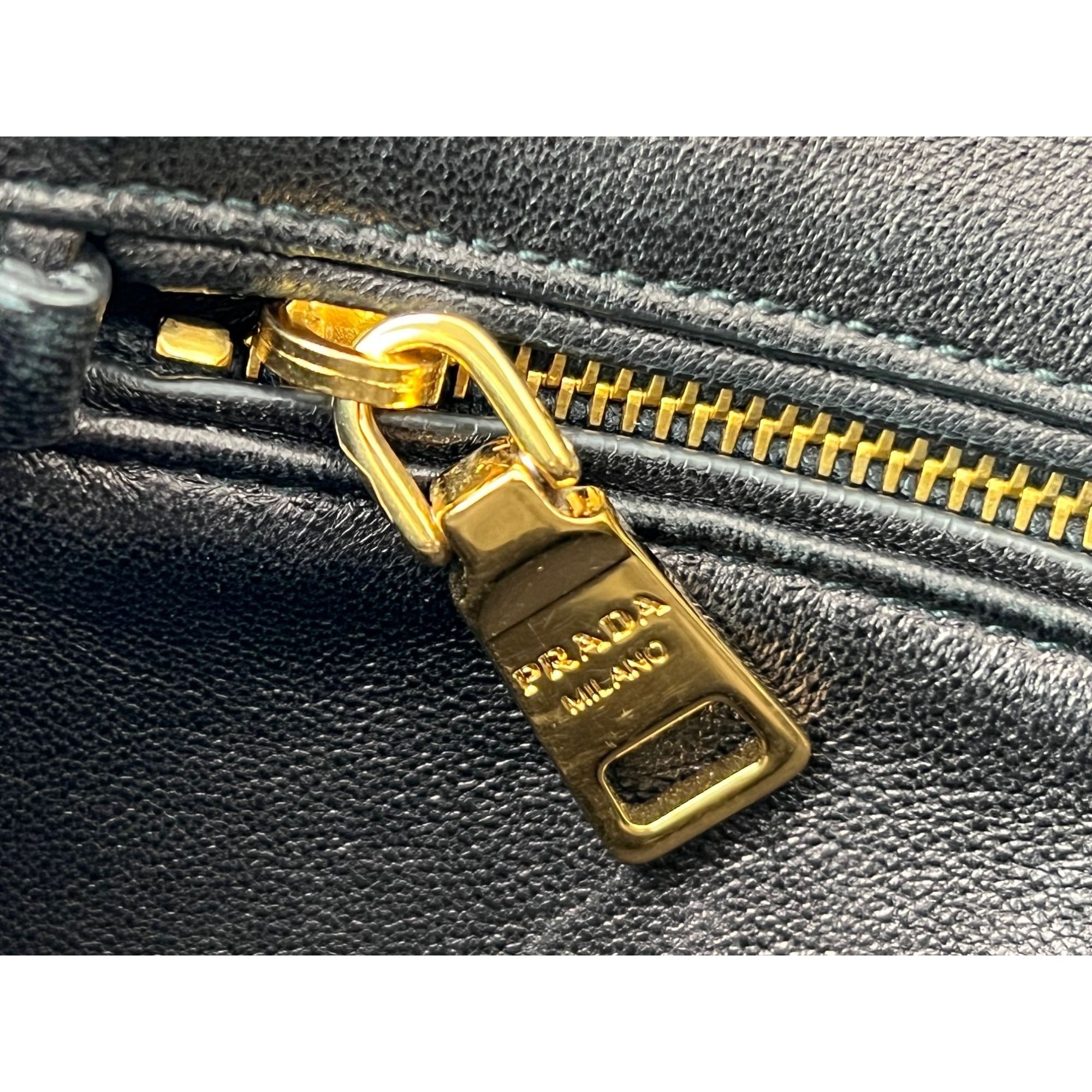 Prada Cavallino Leopard Calf Hair Shoulder Bag