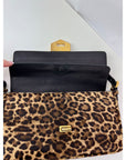 Prada Cavallino Leopard Calf Hair Shoulder Bag