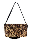 Prada Cavallino Leopard Calf Hair Shoulder Bag