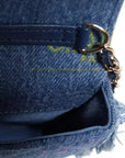 Chanel Quilted Mini Denim Shoulder Bag
