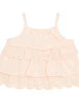 Doe a Dear Eyelet Peplum Top