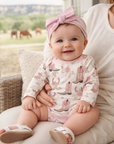 Cowgirl Boots Baby Bodysuit – Cotton Western Print