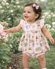 Sweet Garden Skirted Bodysuit – Bamboo Baby Outfit