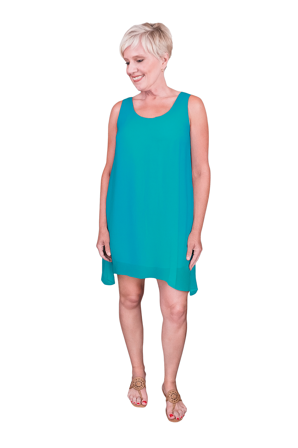 Tina Stephens Adelyn Silk A-Line Dress DT209