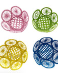 Circles Personal Handwoven Mini Bread Iraca Basket