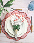 Petal Perfection Handwoven Iraca Placemat