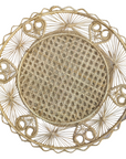 Hidden Hearts Handwoven Iraca Placemat