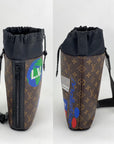 LOUIS VUITTON Monogram Men's Chalk Sling bag Nap Sac Shoulder Bag Backpack