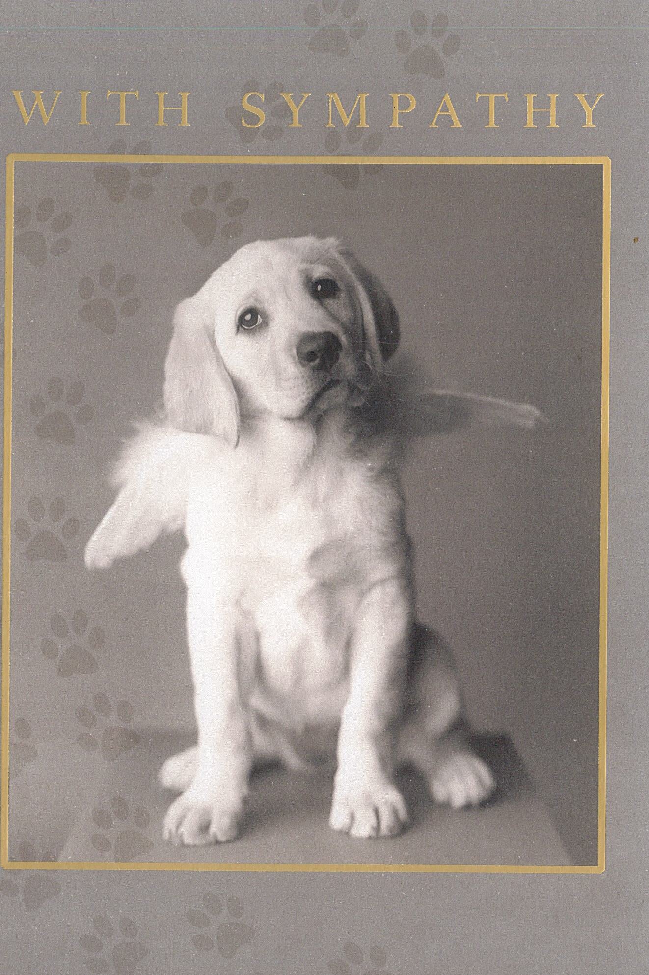 Pet Sympathy Card (Dog)