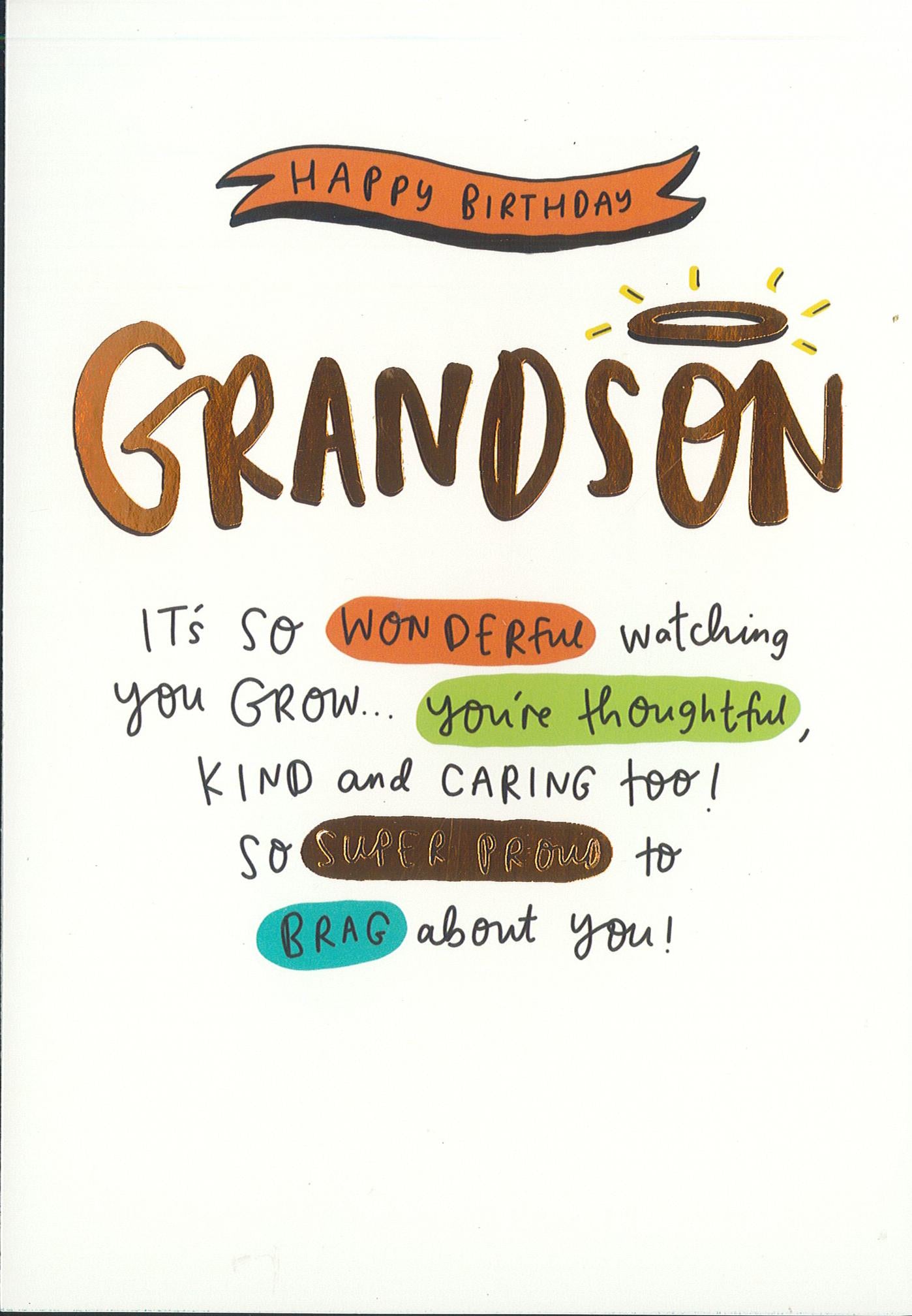 Birthday Card (Grandson)