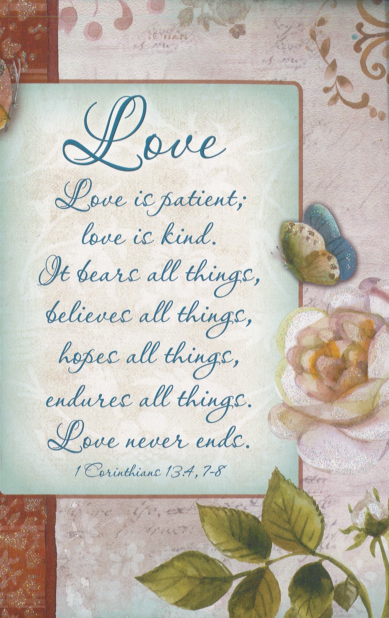Wedding Card (1 Corinthians 13)