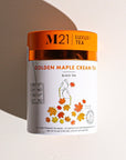 Golden Maple Cream Decorative Pyramid Tea Bags