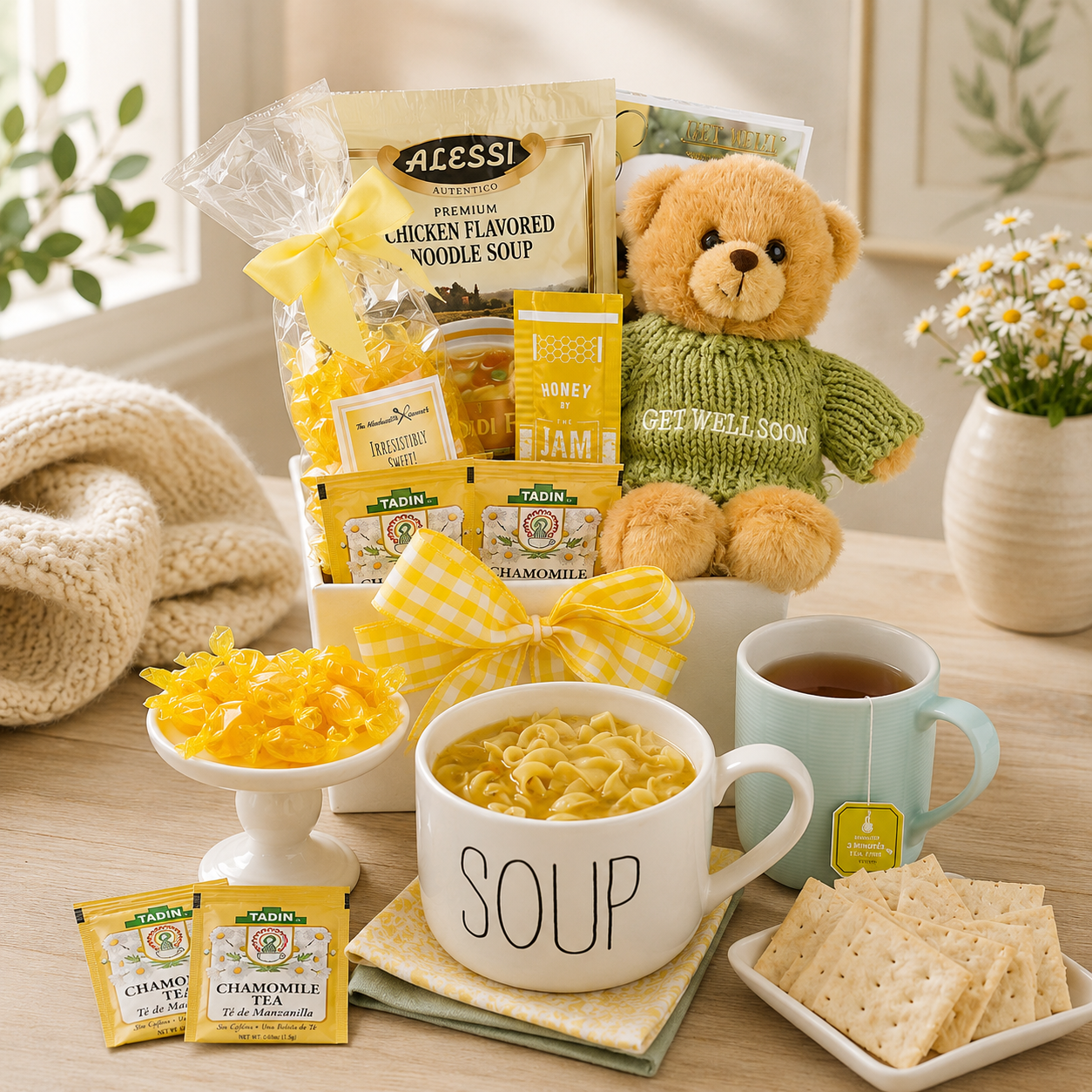 Hugs &amp; Well Wishes Gift Basket