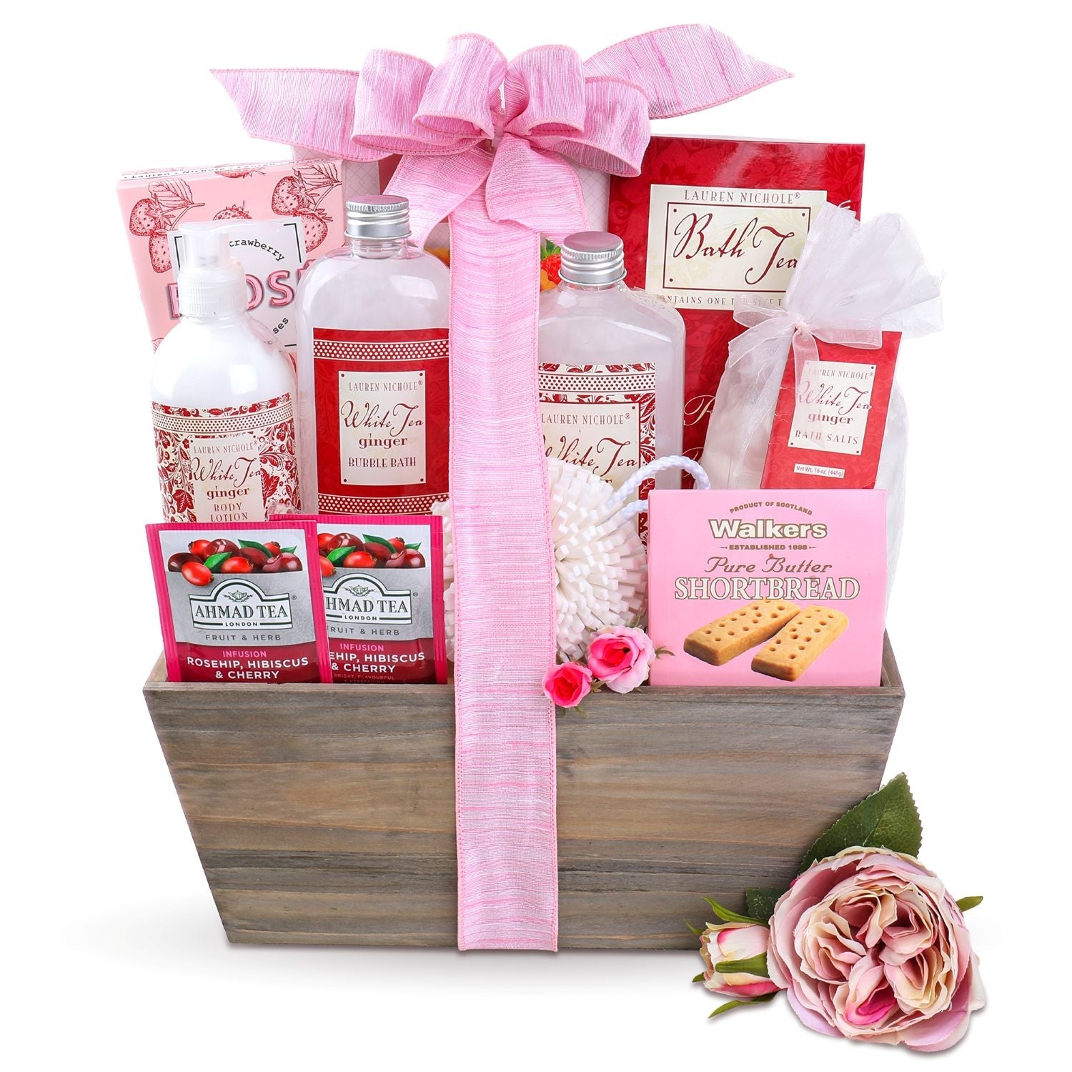 Tea &amp; Tranquility Spa Gift Basket