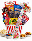 Happy Birthday Movie Night Gift Basket