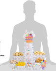 Happy Birthday Gift Tower of Treats
