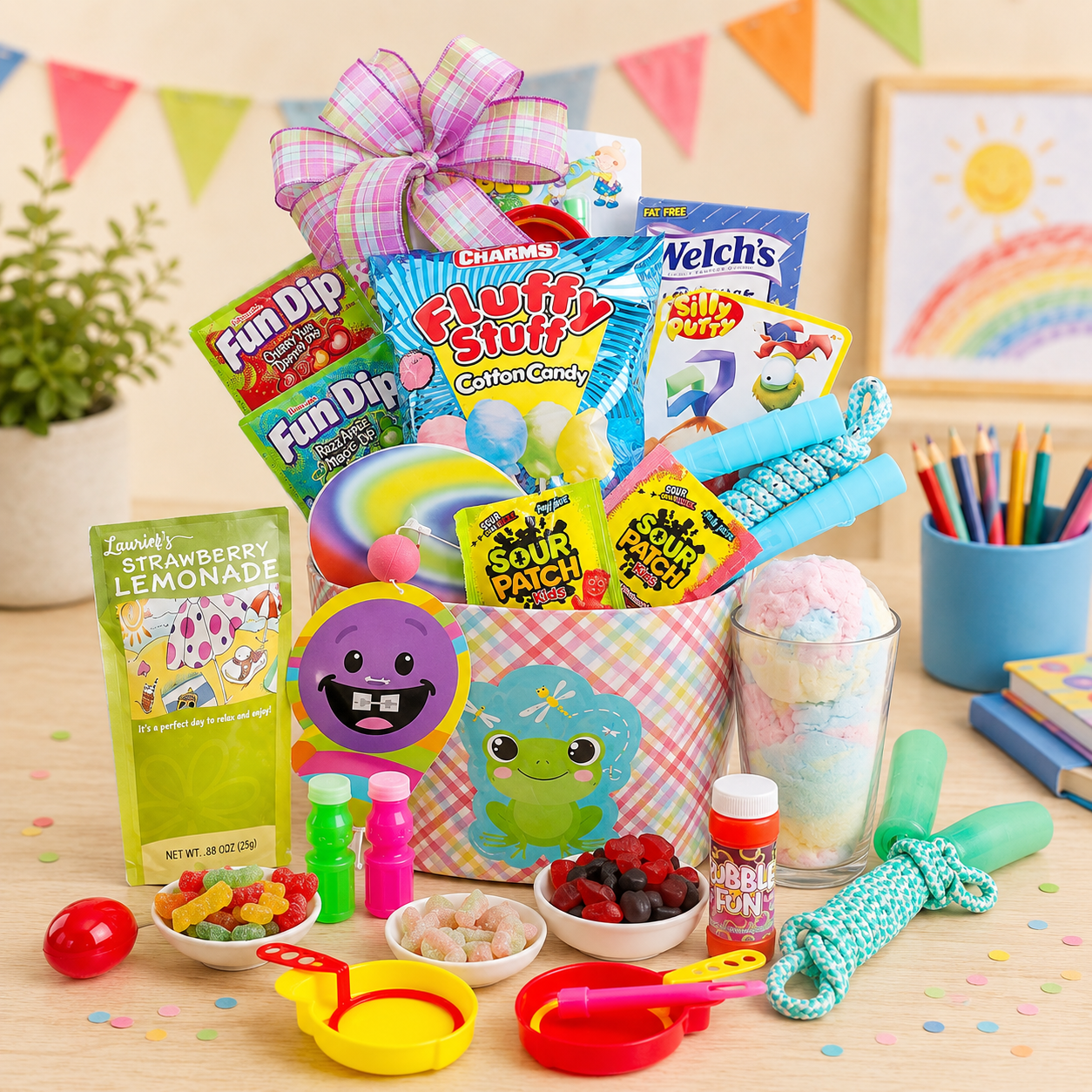 Outdoor Activity &amp; Treats Gift Basket
