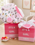 It's A Girl New Baby Gift Basket