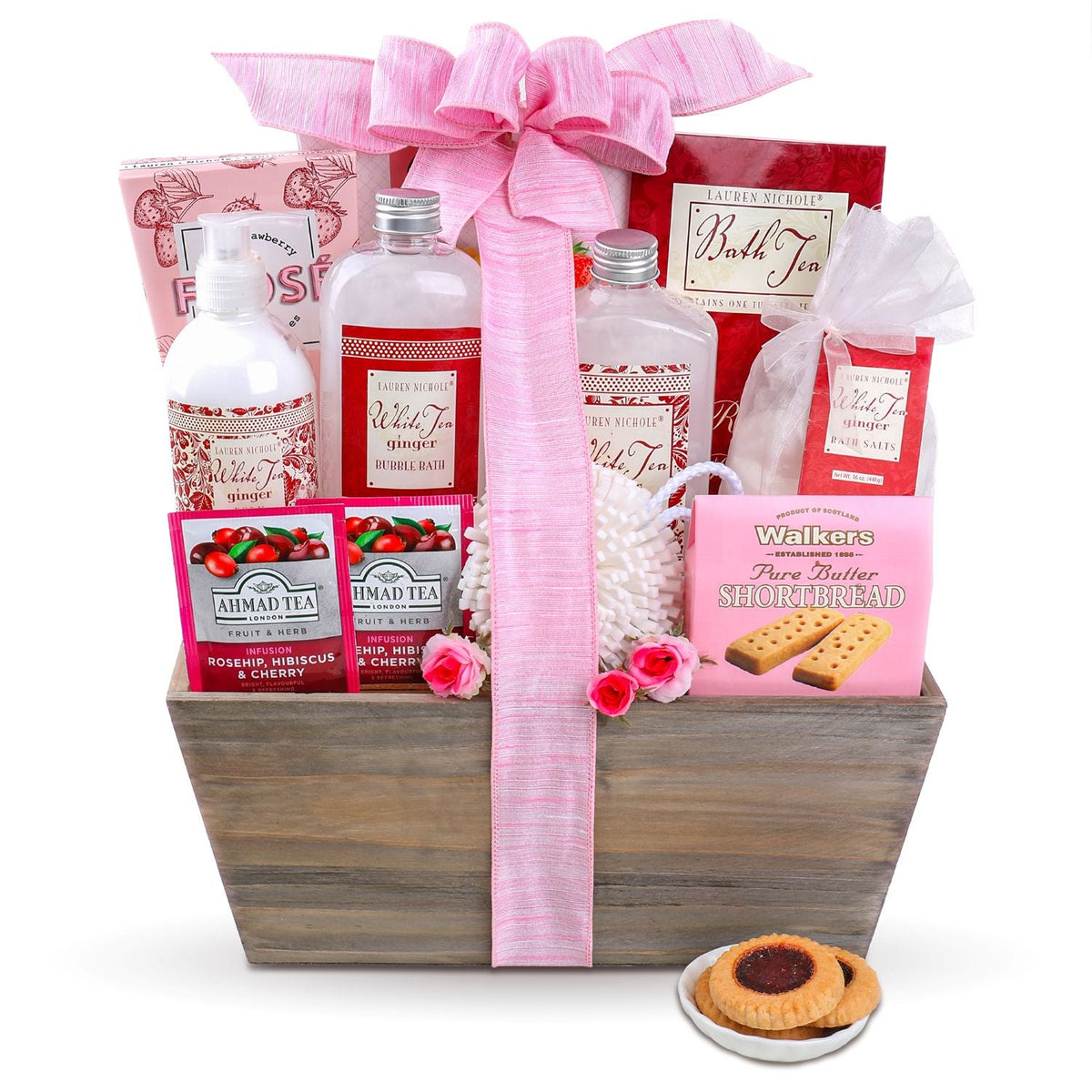 Tea &amp; Tranquility Spa Gift Basket