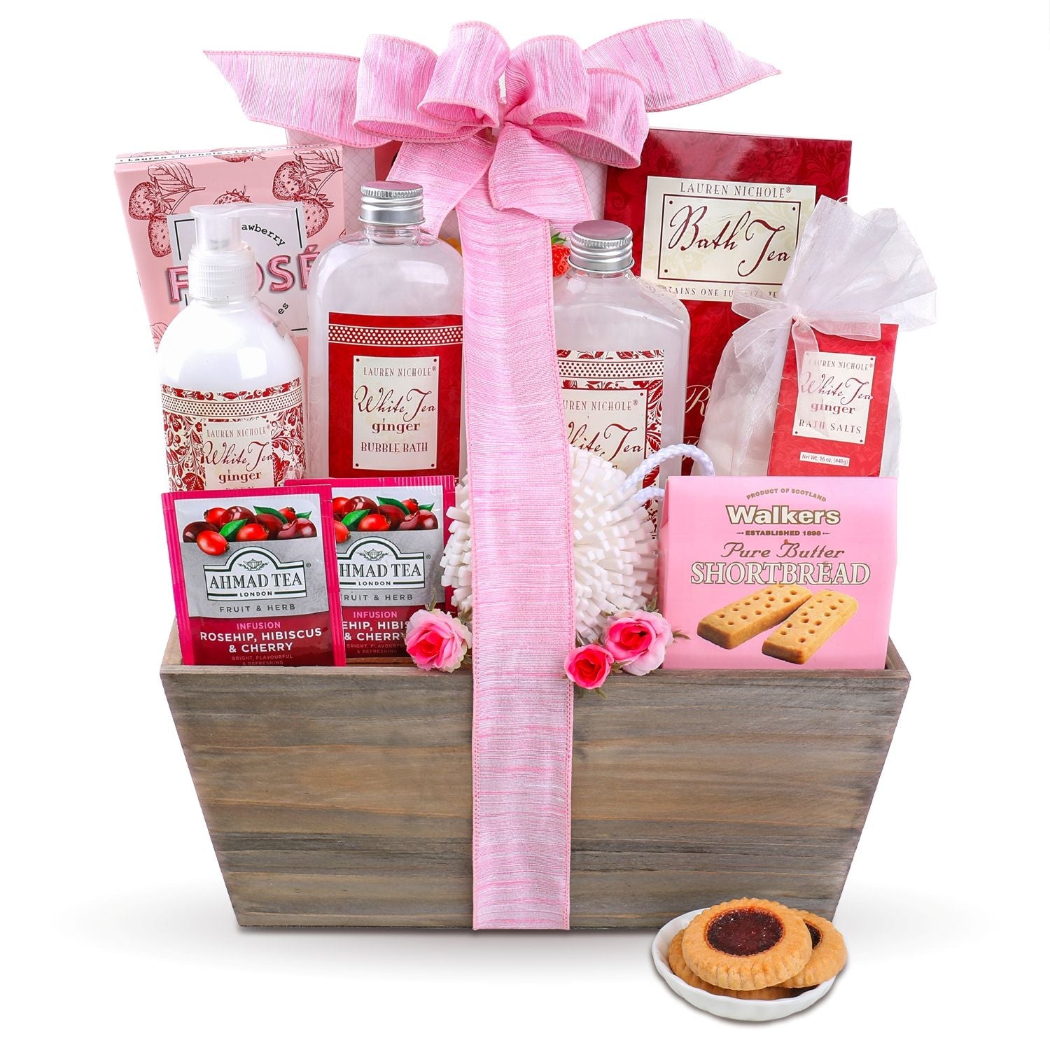 Tea &amp; Tranquility Spa Gift Basket
